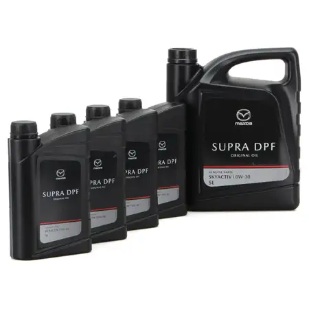 9 Liter ORIGINAL Mazda Motor&ouml;l &Ouml;l Oil SUPRA DPF 0W-30 0W30 f&uuml;r DIESEL SKYACTIV