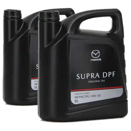 10 Liter ORIGINAL Mazda Motor&ouml;l &Ouml;l Oil SUPRA DPF 0W-30 0W30 f&uuml;r DIESEL SKYACTIV