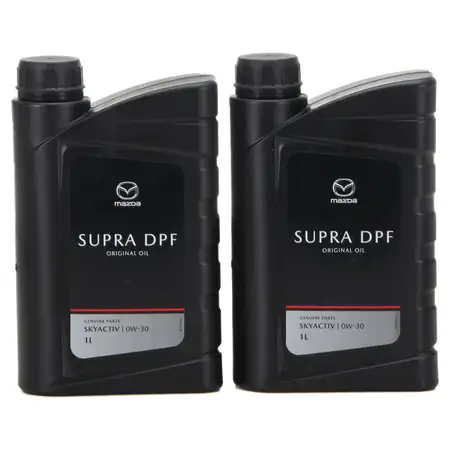 2 Liter ORIGINAL Mazda Motor&ouml;l &Ouml;l Oil SUPRA DPF 0W-30 0W30 f&uuml;r DIESEL SKYACTIV