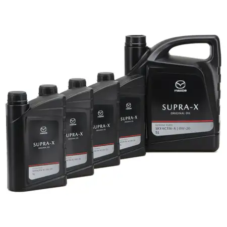 9 Liter ORIGINAL Mazda Motor&ouml;l &Ouml;l Oil SUPRA-X 0W-20 0W20 BENZIN SKYACTIV-X