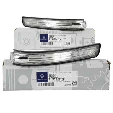 2x ORIGINAL Mercedes-Benz LED Blinkleuchte Au&szlig;enspiegel W169 W245 links + rechts