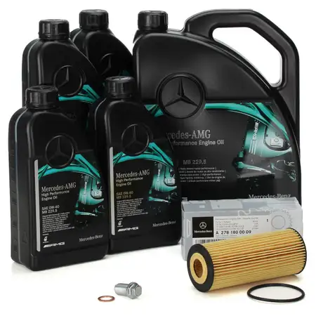 9L ORIGINAL Mercedes AMG High performance 0W40 + &Ouml;lfilter M152 55AMG M157 63AMG