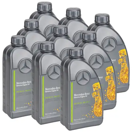 9L 9 Liter ORIGINAL Mercedes-Benz Motor&ouml;l &Ouml;l 0W-20 MB 229.71 000989870611