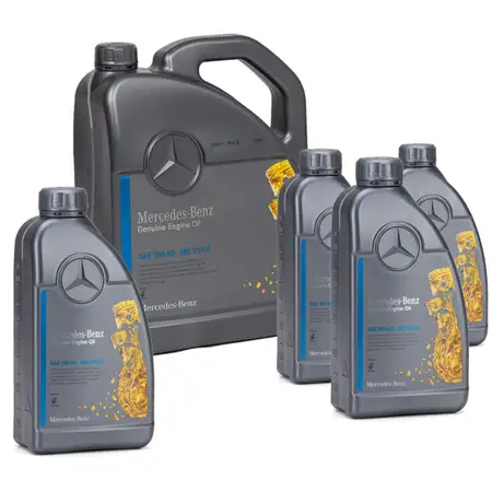 9L 9 Liter ORIGINAL Mercedes-Benz Motor&ouml;l &Ouml;L 5W40 5W-40 MB 229.5 0009899202