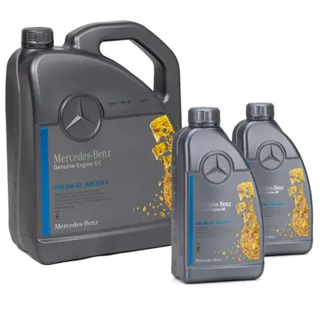 7L 7 Liter ORIGINAL Mercedes-Benz Motor&ouml;l &Ouml;L 5W40 5W-40 MB 229.5 0009899202