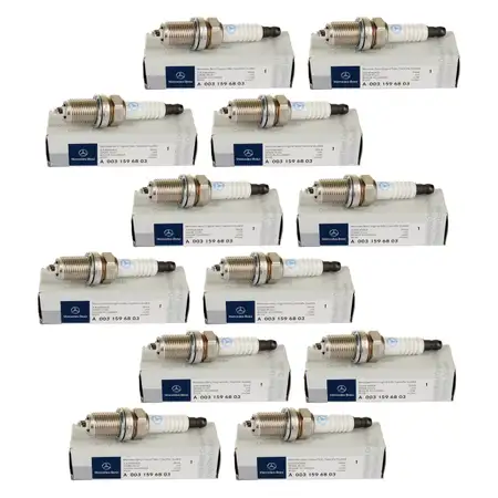 12x ORIGINAL Mercedes-Benz Z&uuml;ndkerze S-Klasse W140 C140 600 SL R129 600 M120 0031596803