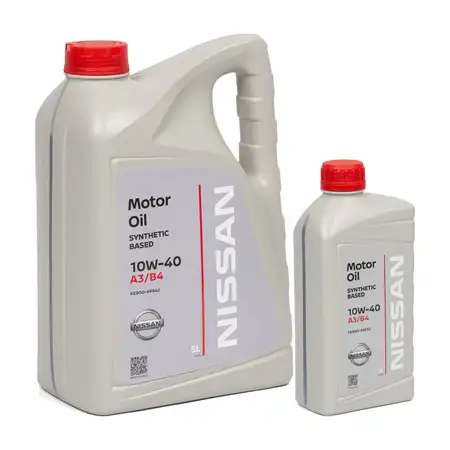 6L 6Liter ORIGINAL Nissan Motor&ouml;l &Ouml;l 10W-40 10W40 ACEA A3/B4 API SN/CF