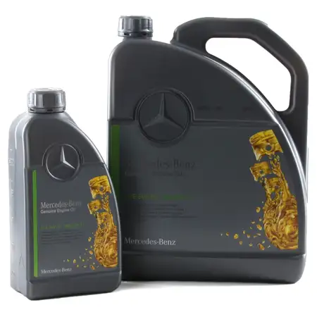 6 L 6 Liter ORIGINAL Mercedes-Benz &Ouml;L Motor&ouml;l 5W30 MB 229.51 0009899701