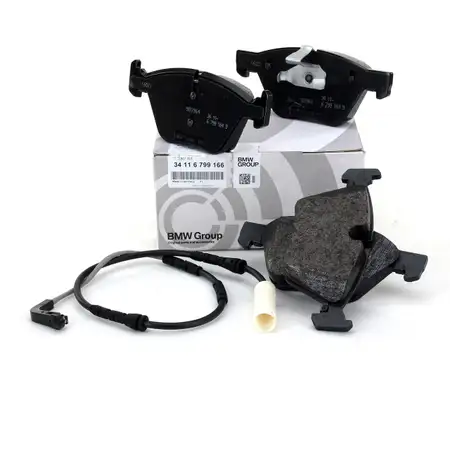 ORIGINAL BMW Bremsbel&auml;ge + Warnsensor 3er E90 E91 E92 E93 325i 330i 330d bis 03.2010 vorne