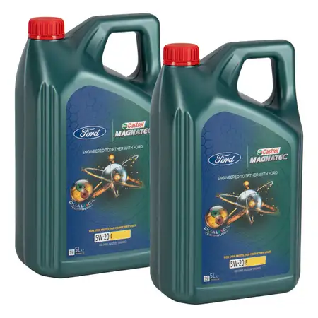 10L 10 Liter ORIGINAL Ford CASTROL MAGNATEC 5W-20 E Motor&ouml;l &Ouml;l 15F8D7