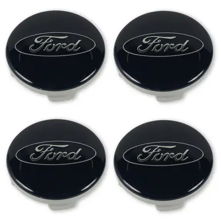 4x ORIGINAL Ford Nabendeckel Felgendeckel &Oslash; 55 mm C-MAX FIESTA FOCUS 1429118