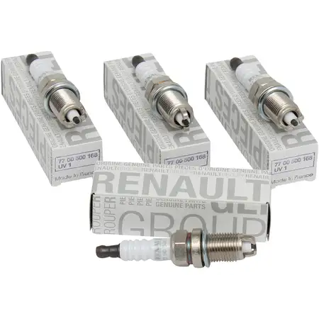 4x ORIGINAL Renault Z&uuml;ndkerze Clio 2 Kangoo Laguna 1 Megane 1 Twingo 2 7700500168