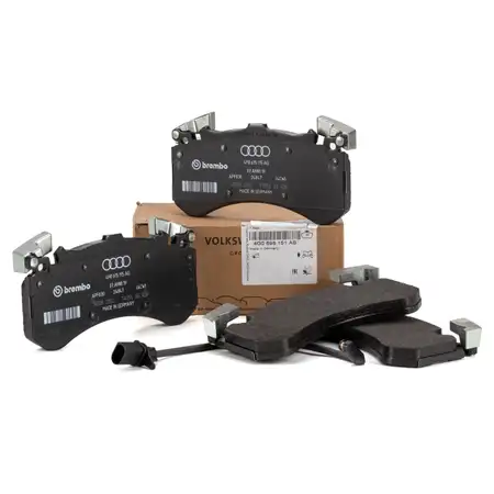 ORIGINAL AUDI Bremsbel&auml;ge 4G0698151AB + Warnkontaktsensor A6 (C7) A7 (4G) A8 (4H) vorne