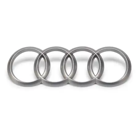 ORIGINAL Audi Emblem Ringe Logo Motorabdeckung A1 A3 A4 A5 A6 A7 A8 Q3 Q5 Q7 4H0103940A