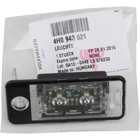 ORIGINAL Audi Kennzeichenleuchte LED A3 A4 A5 A6 A8 Q7 hinten links 4H0943021