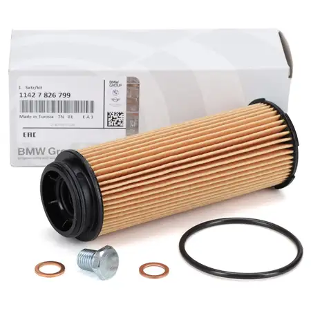 ORIGINAL BMW &Ouml;lfilter + Schraube F20/21 F30-34 G20/21 G30/31 X3 X4 X5 X6 X7 Z4 B57 B58