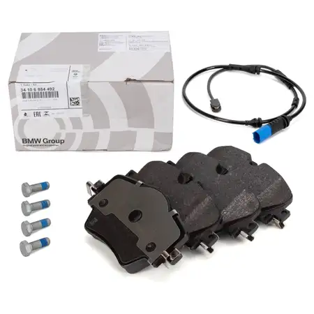 ORIGINAL BMW Bremsbel&auml;ge Bremskl&ouml;tze + Warnkontaktsensor X3 G01 X4 G02 vorne