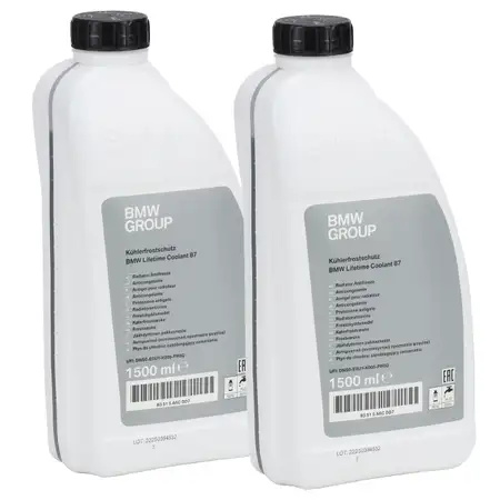 3L 3 Liter ORIGINAL BMW K&uuml;hlerfrostschutz Konzentrat BLAU / GR&Uuml;N 83515A6CDD7