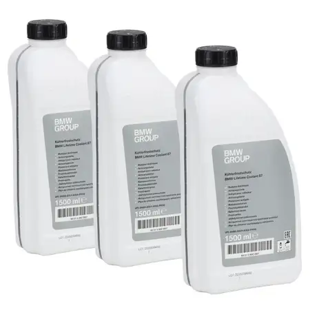 4,5L 4,5 Liter ORIGINAL BMW K&uuml;hlerfrostschutz Konzentrat BLAU / GR&Uuml;N 83515A6CDD7