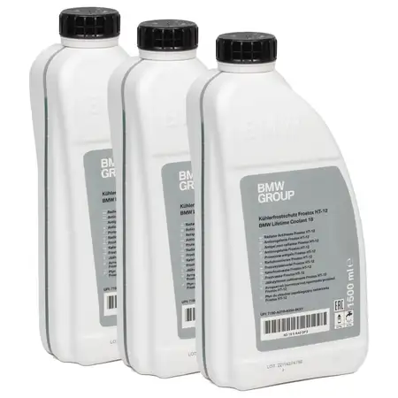 3x 1,5 Liter ORIGINAL BMW Frostschutz K&uuml;hlerfrostschutz HT-12 83195A42DF3