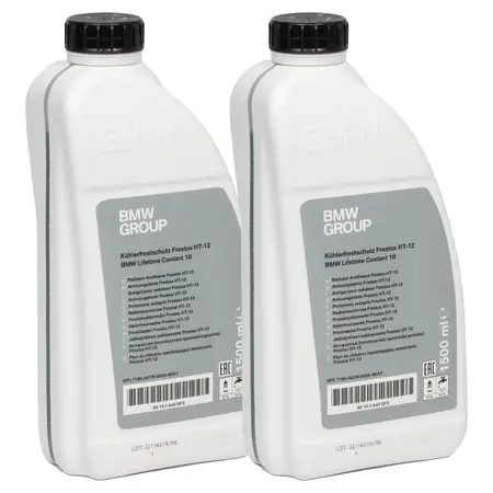 2x 1,5 Liter ORIGINAL BMW Frostschutz K&uuml;hlerfrostschutz HT-12 83195A42DF3