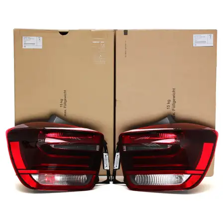 2x ORIGINAL BMW BLACK LINE Heckleuchte R&uuml;ckleuchte 1er F20 F21 bis 2015