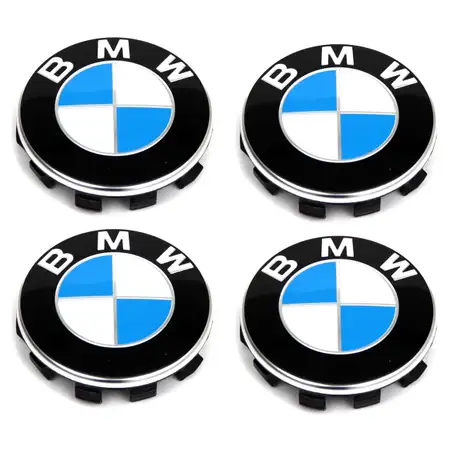 4x ORIGINAL BMW Nabendeckel Felgendeckel &Oslash; 56 mm F45/46 G30/31 G11 36136850834