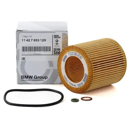 ORIGINAL BMW &Ouml;lfilter Motor&ouml;lfilter inkl. Dichtung 1er 3er 5er 7er 11428683196