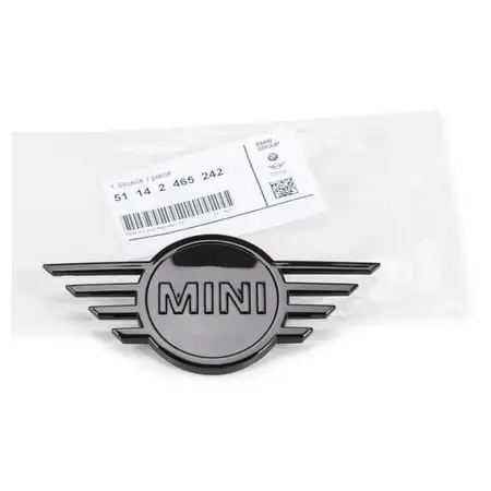 ORIGINAL Mini Emblem Plakette Logo Heckklappe F55 F56 F57 ab 03.2018 51142465242