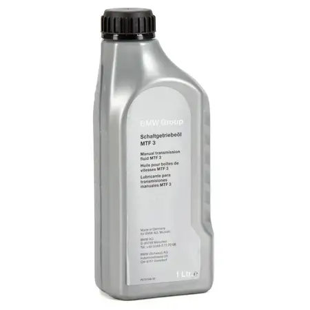 1L 1 Liter ORIGINAL BMW Schaltgetriebe&ouml;l Schalt-Getriebe&ouml;l MTF 3 83222455210