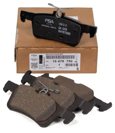 ORIGINAL PSA Bremsbel&auml;ge Bremsbelagsatz 308 2 308 SW 2 hinten 1647875680