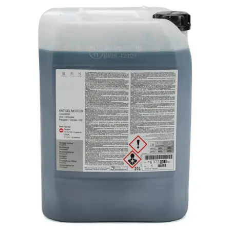 20L 20 Liter ORIGINAL PSA K&uuml;hler- Frostschutz Konzentrat GR&Uuml;N/BLAU 1637756180