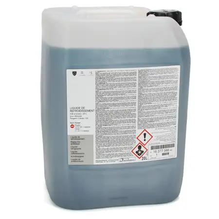 20 Liter ORIGINAL PSA K&uuml;hlerfrostschutz PRO Glysantin G33 BLAU / GR&Uuml;N 1637756680