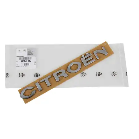 ORIGINAL Citroen Emblem Plakette Schriftzug Heckklappe f&uuml;r BERLINGO (B9) 8666.02