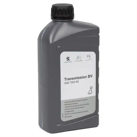 1L 1 Liter ORIGINAL PSA Schaltgetriebe&ouml;l BV 75W80 PSA B71 2330 1615100080