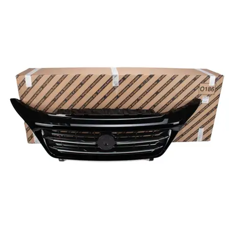 ORIGINAL Fiat K&uuml;hlergrill Gitter Schwarz mit 2 Chromleisten DUCATO (250 290) 735615924