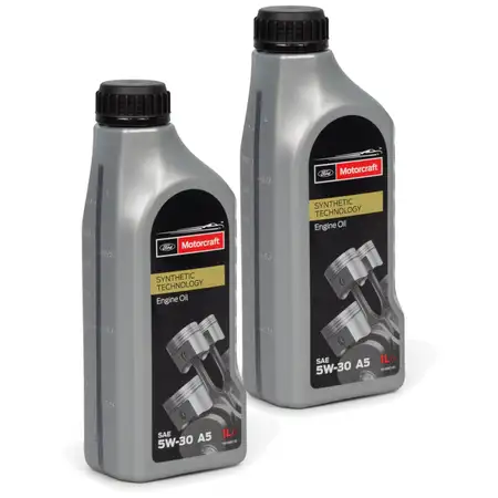 2L 2 Liter ORIGINAL Ford MOTORCRAFT A5 Motor&ouml;l &Ouml;l 5W-30 5W30 WSS-M2C913 15CF53