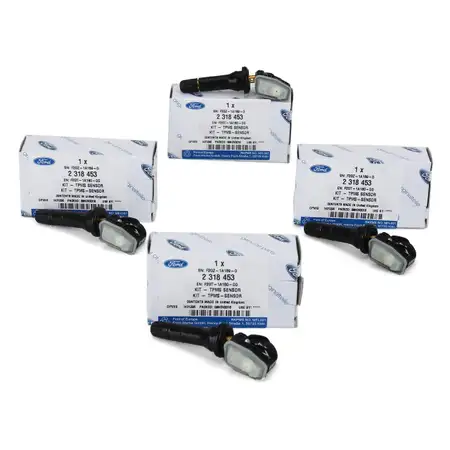 4x ORIGINAL Ford Reifendrucksensor Fiesta 7 Focus 4 Mondeo 5 Galaxy S-Max Mustang 2559459