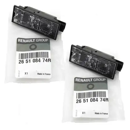 2x ORIGINAL Renault Kennzeichenleuchte Clio Laguna Megane Trafic Twingo Wind 265108474R