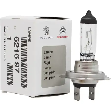 ORIGINAL Peugeot Halogenlampe H7 LongLife EcoVision 12V 55W PX26d 6216.97