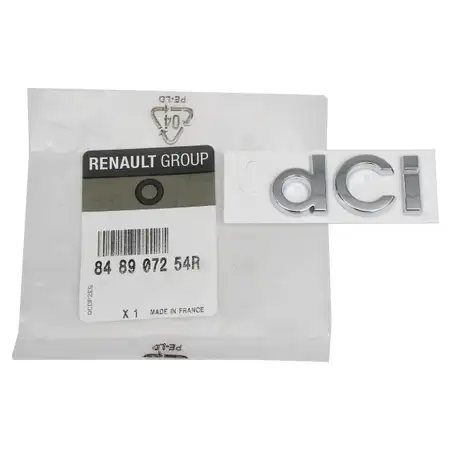 ORIGINAL Renault Emblem Plakette Schriftzug dCi f&uuml;r CLIO III IV 848907254R