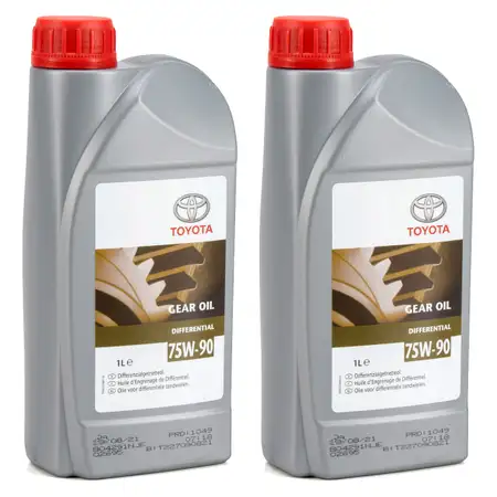 2L 2 Liter ORIGINAL Toyota DIFFERENTIAL GEAR OIL 75W90 API GL-5 08885-81592