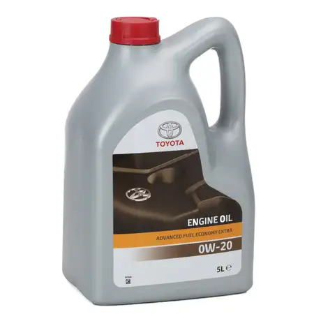 5L 5 Liter ORIGINAL Toyota Motor&ouml;l &Ouml;l ADVANCED FUEL ECONOMY AFE Extra 0W20 0W-20