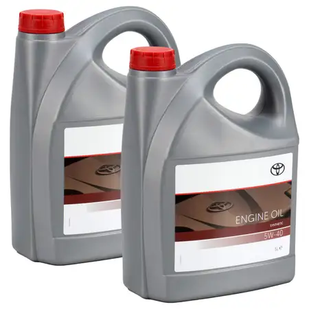 10L 10 Liter ORIGINAL Toyota Motor&ouml;l &Ouml;l SYNTHETIC 5W-40 API SM / CF 08880-80835