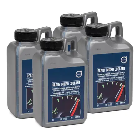 4L 4 Liter ORIGINAL Volvo Frostschutz K&uuml;hlerfrostschutz Ready Mixed 31439723