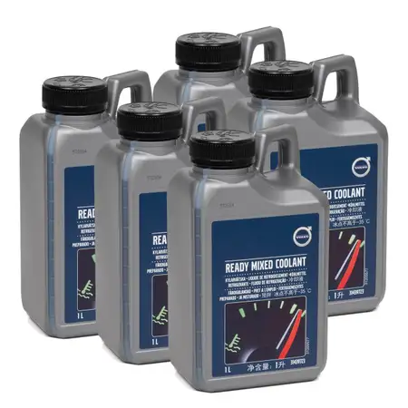 5L 5 Liter ORIGINAL Volvo Frostschutz K&uuml;hlerfrostschutz Ready Mixed 31439723