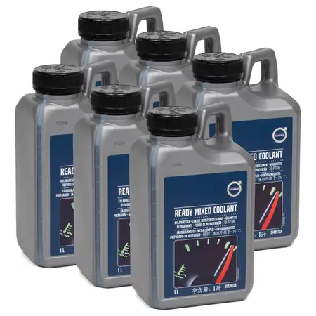 6L 6 Liter ORIGINAL Volvo Frostschutz K&uuml;hlerfrostschutz Ready Mixed 31439723