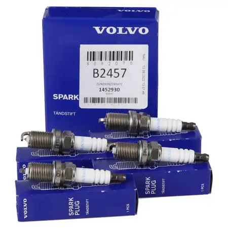 4x ORIGINAL Volvo Z&uuml;ndkerze 850 C70 I S40 I S60 I S80 I V40 V70 I II XC90 I 8692070