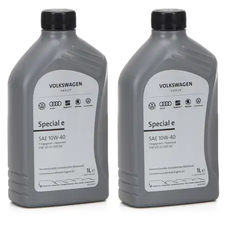 2 Liter ORIGINAL VW Motor&ouml;l &Ouml;l 10W-40 SPECIAL E 501.01 505.00 GS60107M2