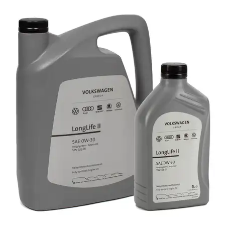 5 Liter ORIGINAL VW Motor&ouml;l &Ouml;l 0W30 LONGLIFE II VW 506.01 R5 V10 TDI GS60183M3